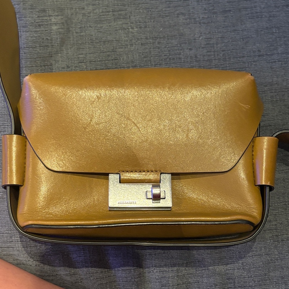 All Saints Leather Crossbody Bag/Belt Bag
